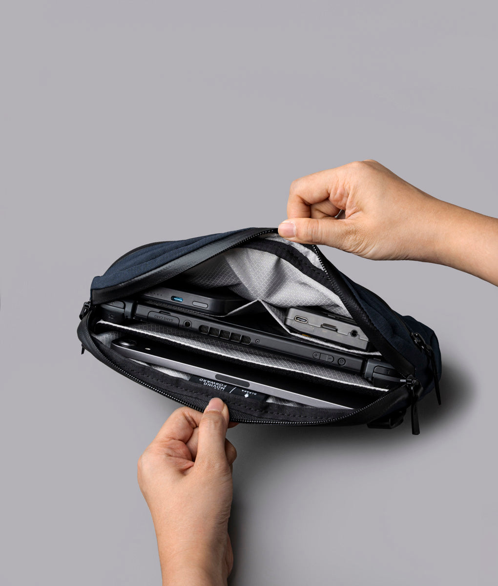 #color_Moonlight Blue/Gray | Axoflux 400D Ripstop Nylon