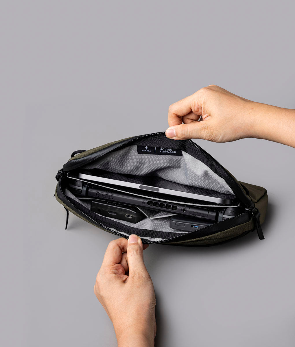 #color_Green/Gray | Axoflux 400D Ripstop Nylon