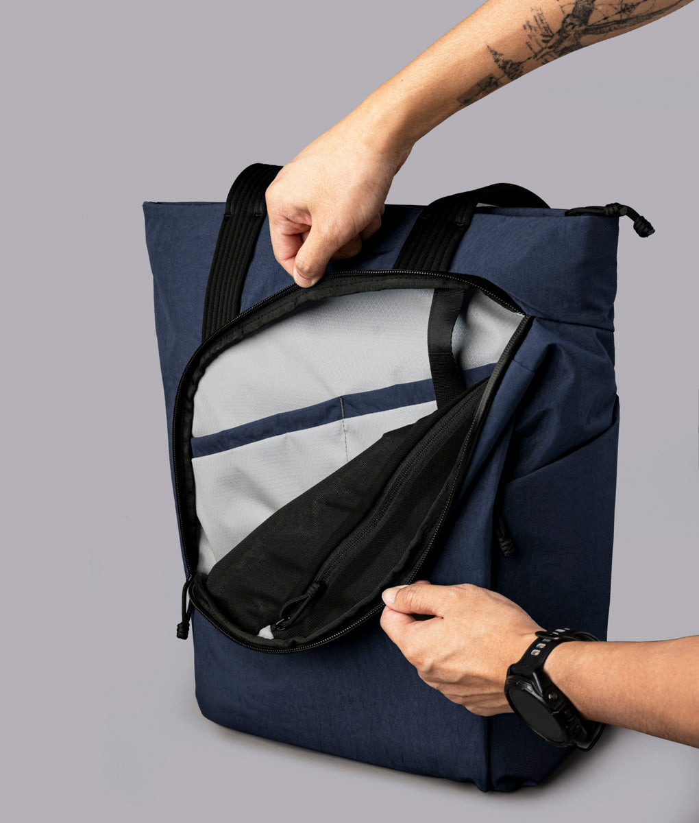 #color_Moonlight Blue | Axoflux 400D Washed Nylon