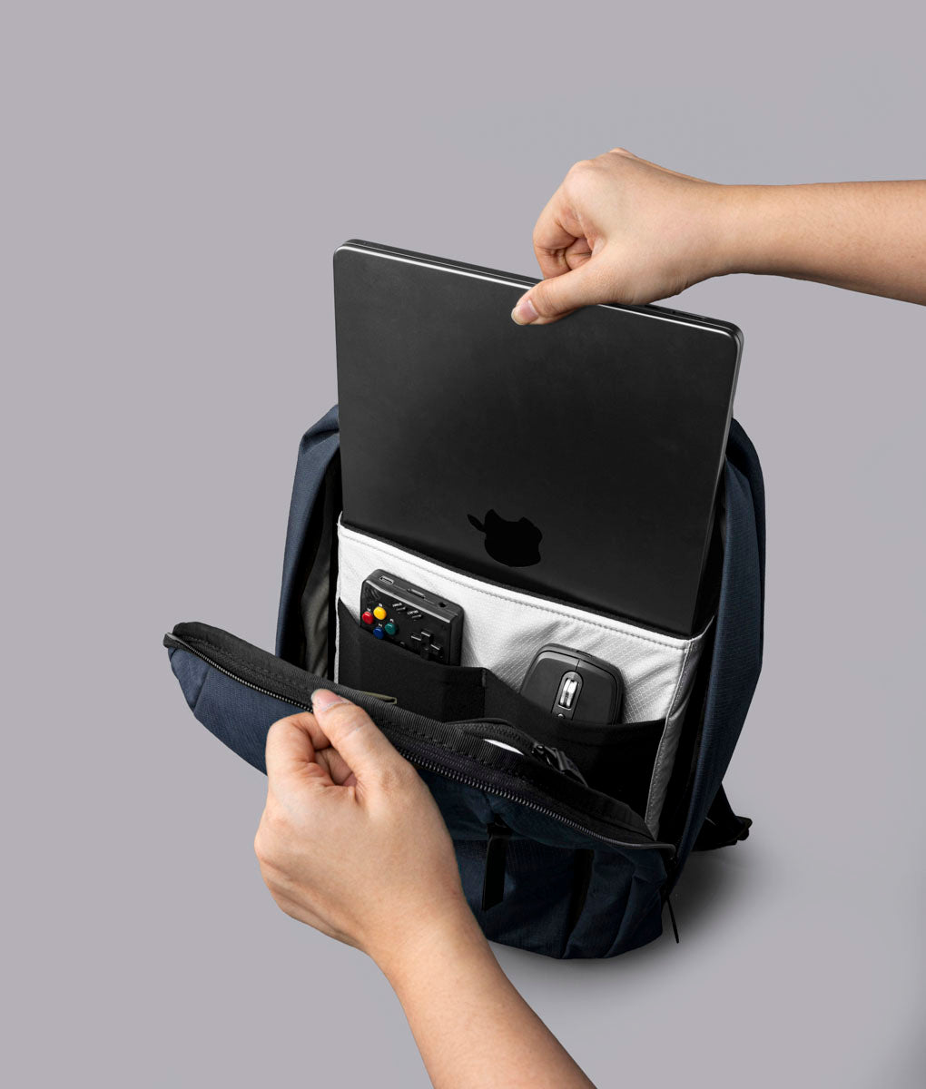 #color_Moonlight Blue | Axoflux 400D Ripstop Nylon