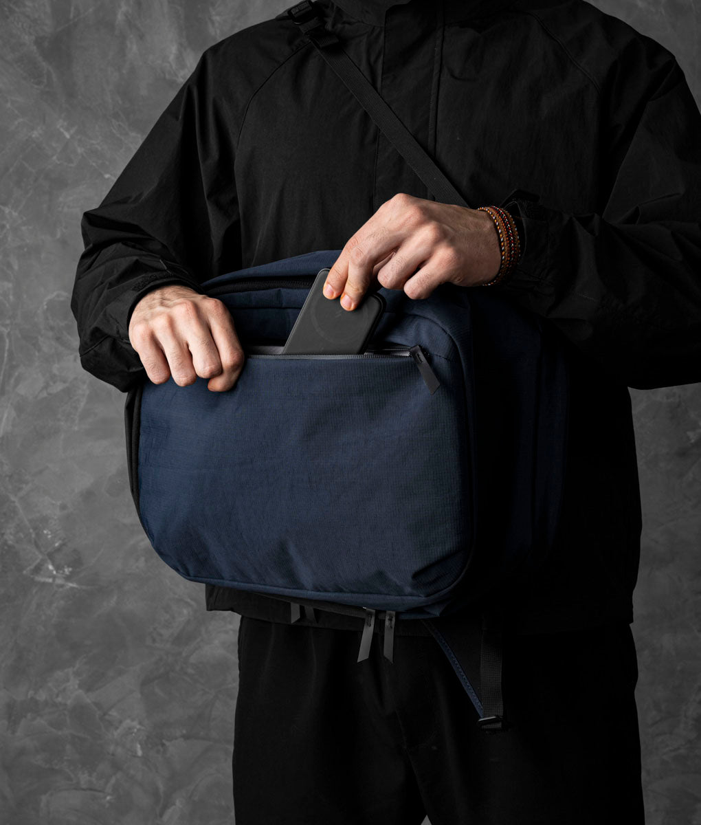 #color_Moonlight Blue | Axoflux 400D Ripstop Nylon