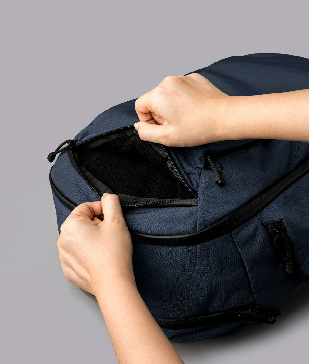 #color_Moonlight Blue | Axoflux 400D Ripstop Nylon