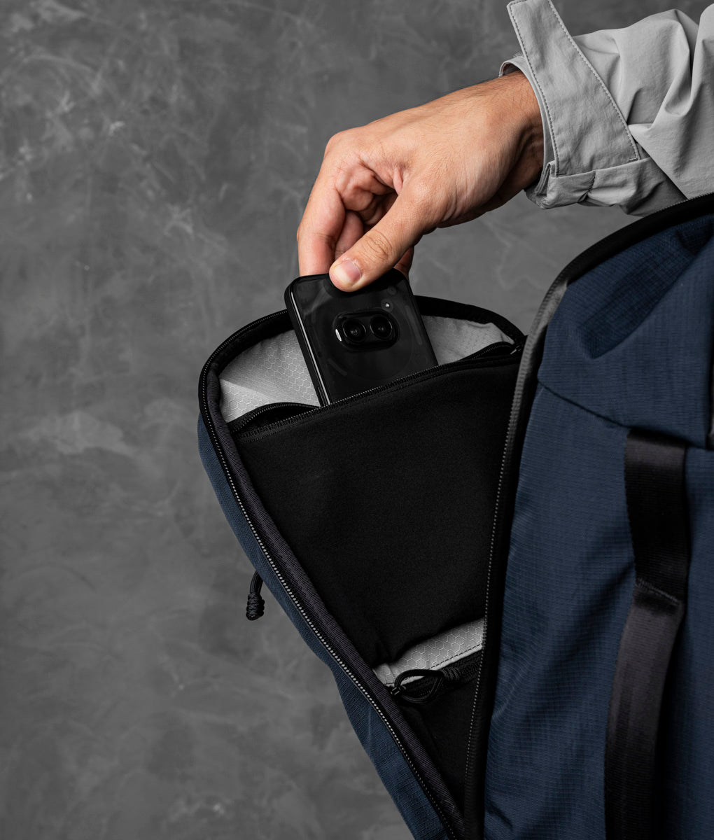 #color_Moonlight Blue | Axoflux 400D Ripstop Nylon