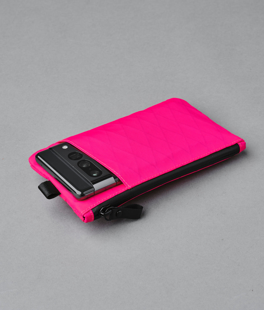 Zip Clutch - Hot Pink RVX20