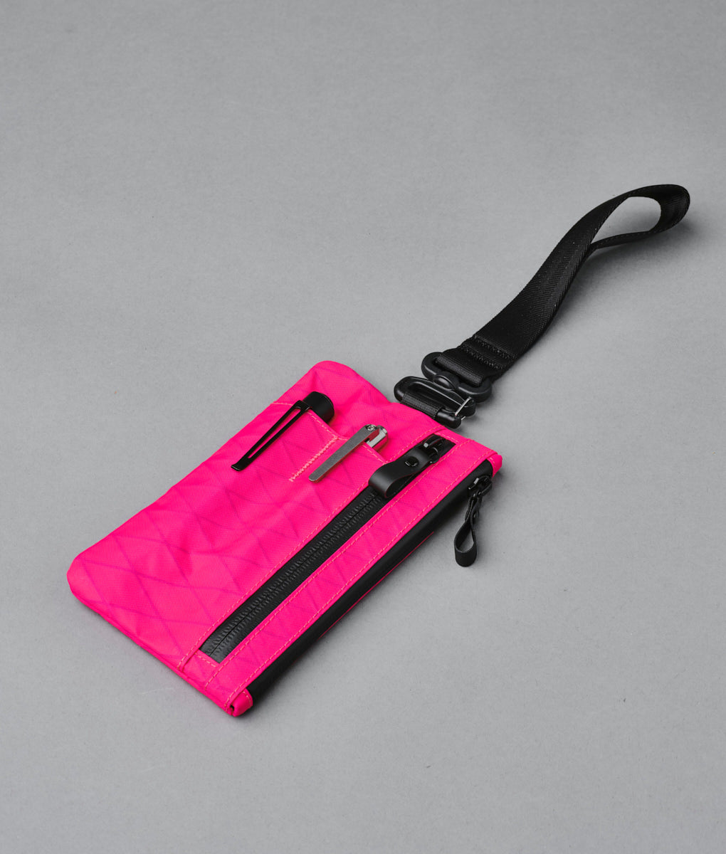 Zip Clutch - Hot Pink RVX20