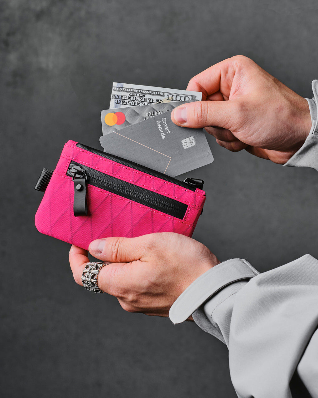 Zip Pouch - Hot Pink RVX20