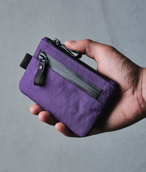 Zip Pouch - Black X-Pac VX21 | Alpaka