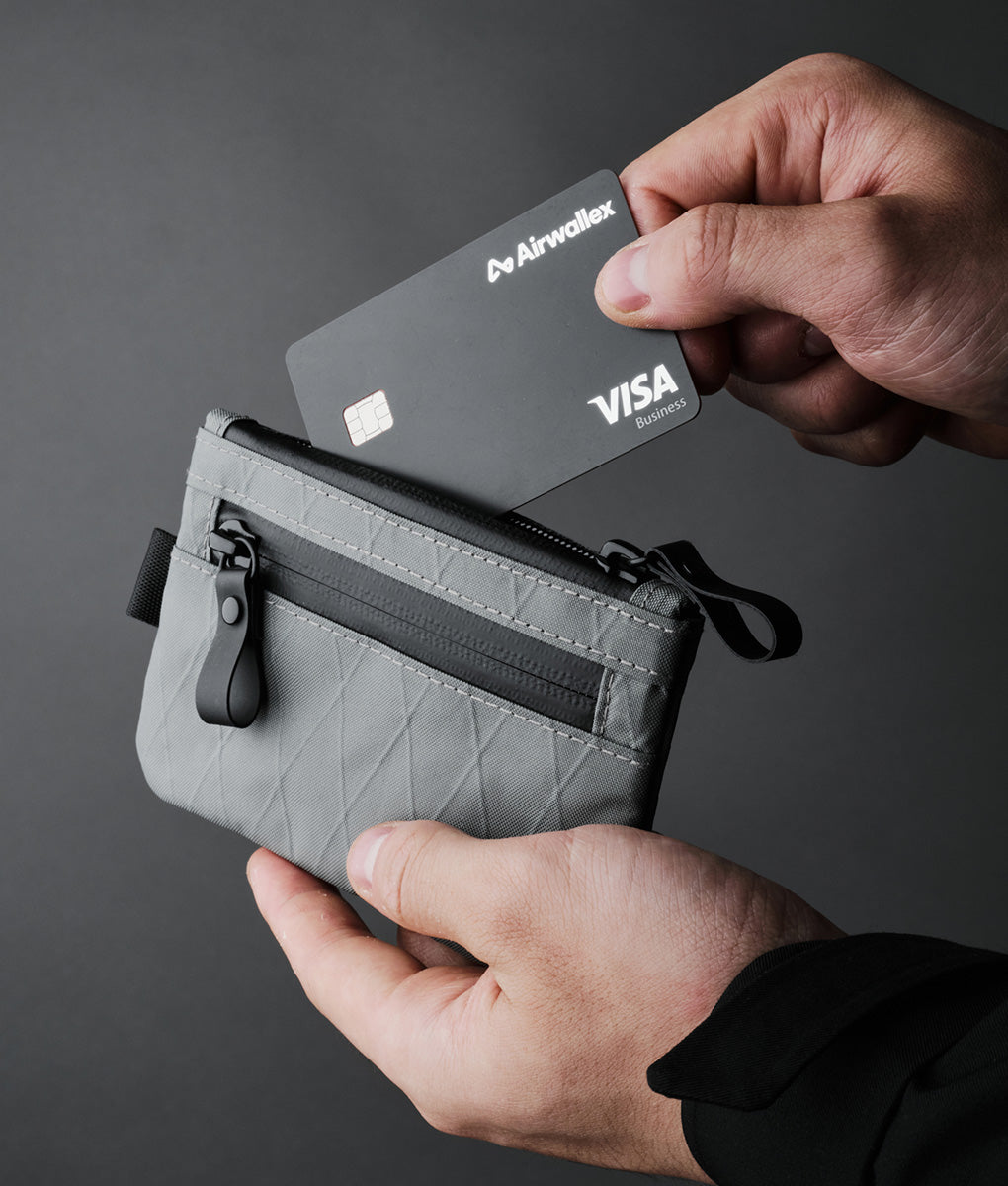 Zip Pouch - Slate Grey