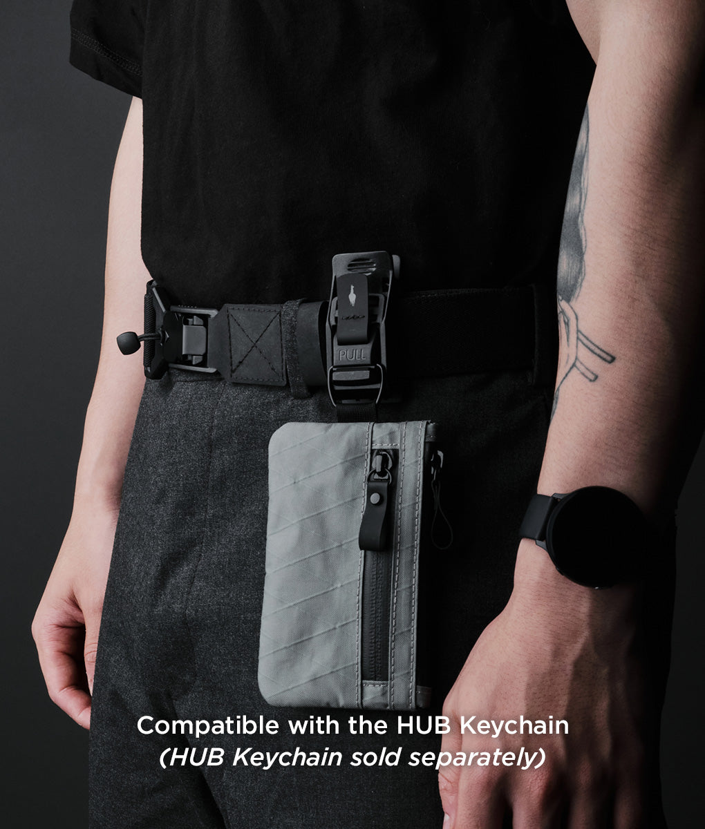 Zip Pouch - Slate Grey
