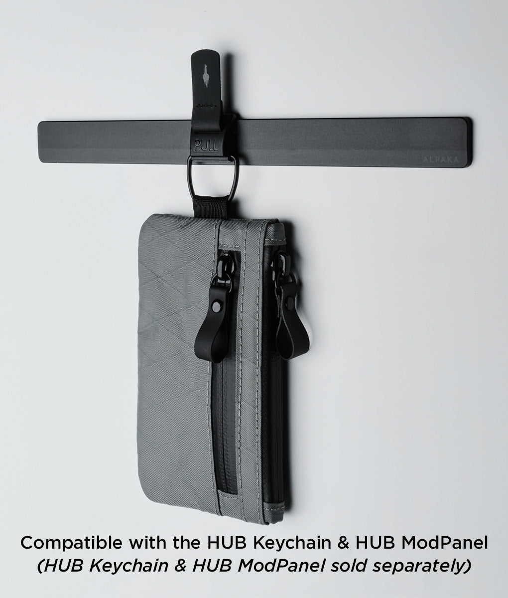 Zip Pouch - Slate Grey