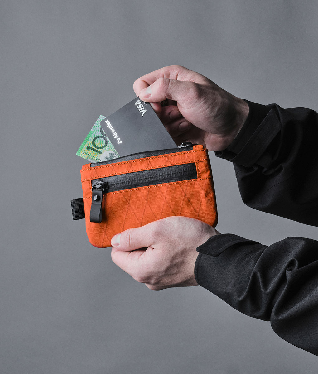 Zip Pouch - Hot Orange