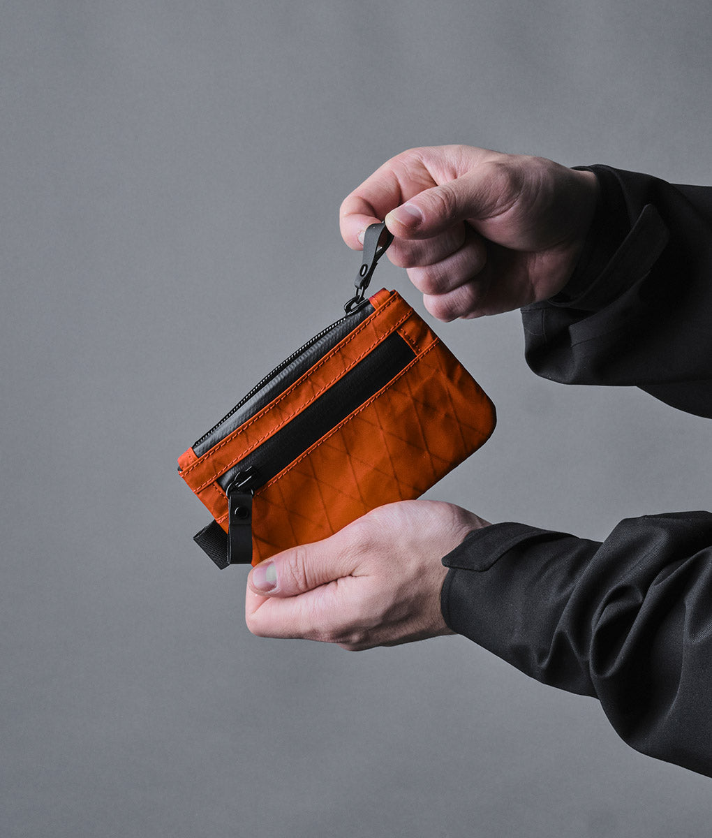 Zip Pouch - Hot Orange