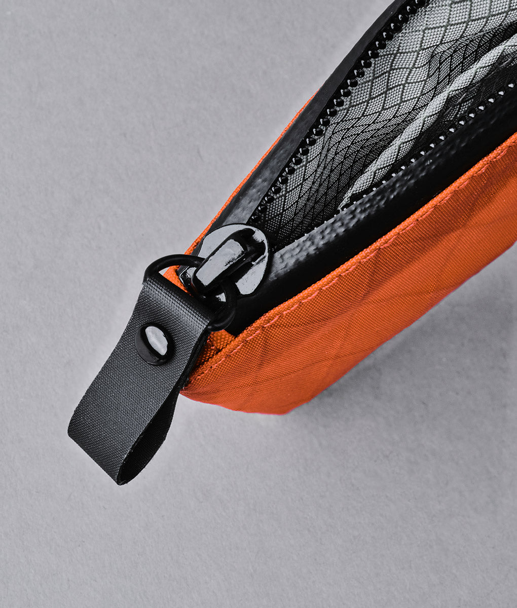Zip Pouch - Hot Orange