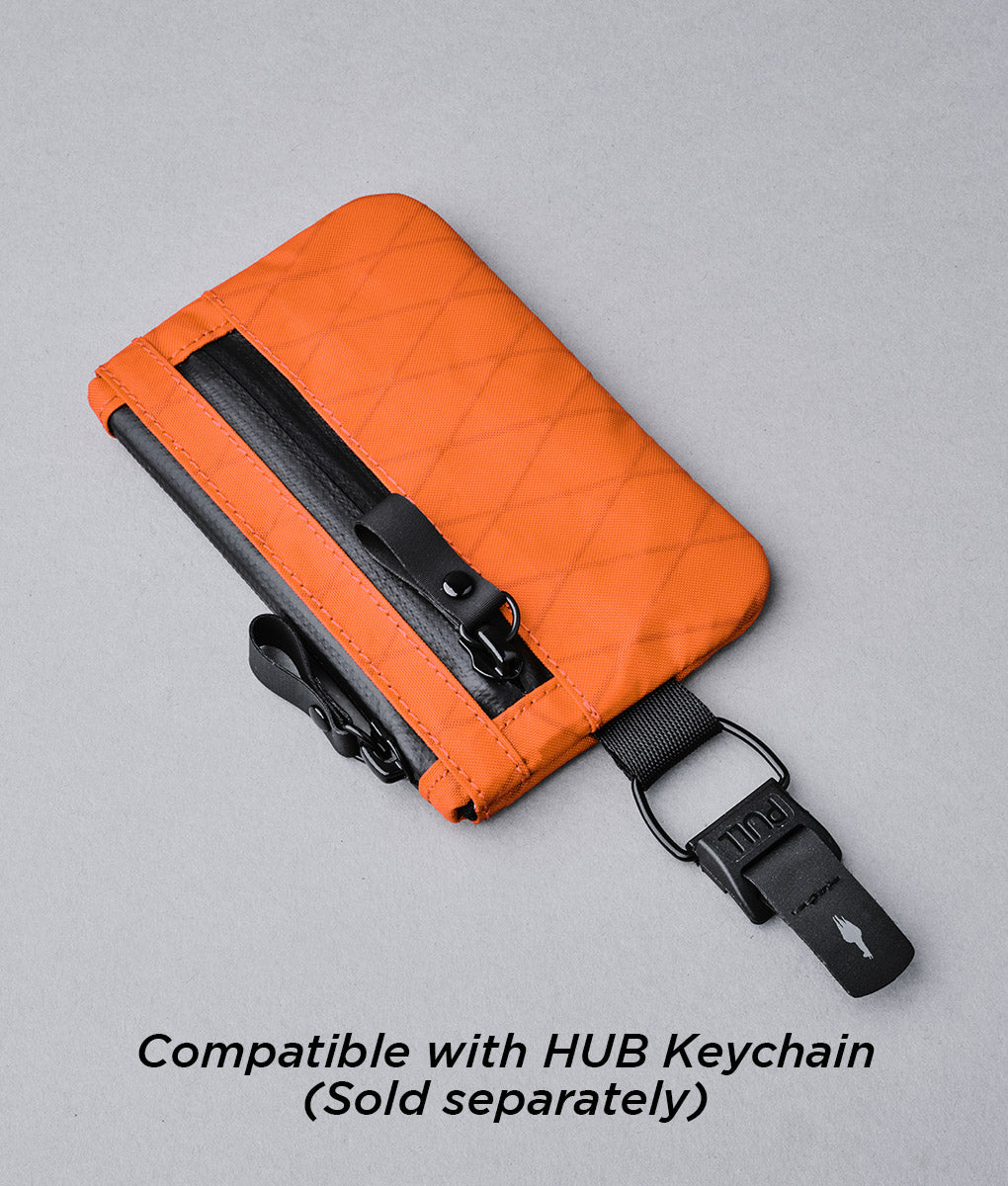 Zip Pouch - Hot Orange