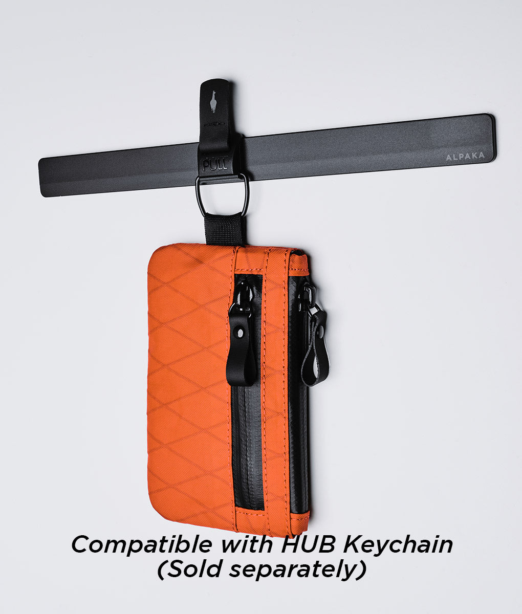 Zip Pouch - Hot Orange