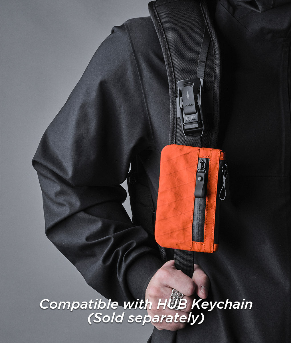 Zip Pouch - Hot Orange