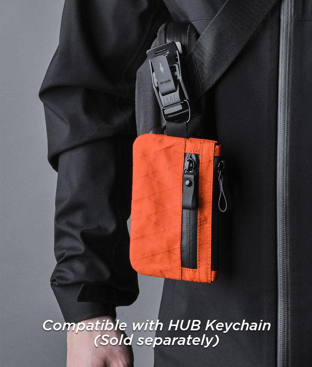 Zip Pouch - Hot Orange