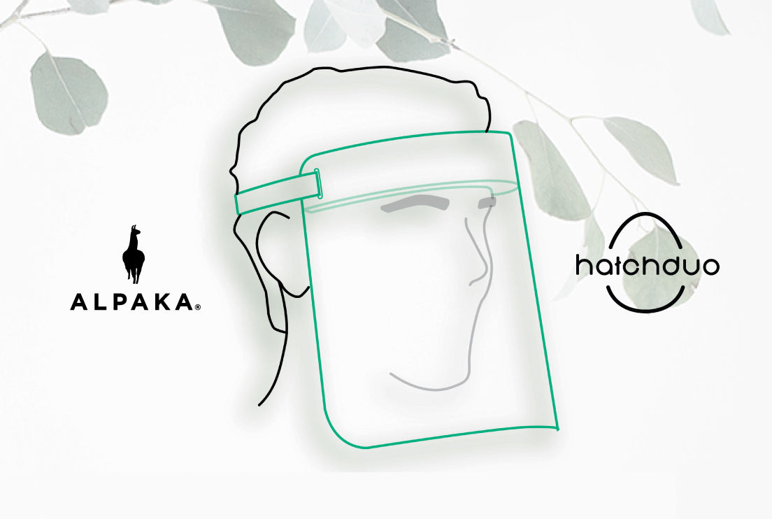 ALPAKA Sponsors Face Shield Donation Project by Hatch Duo