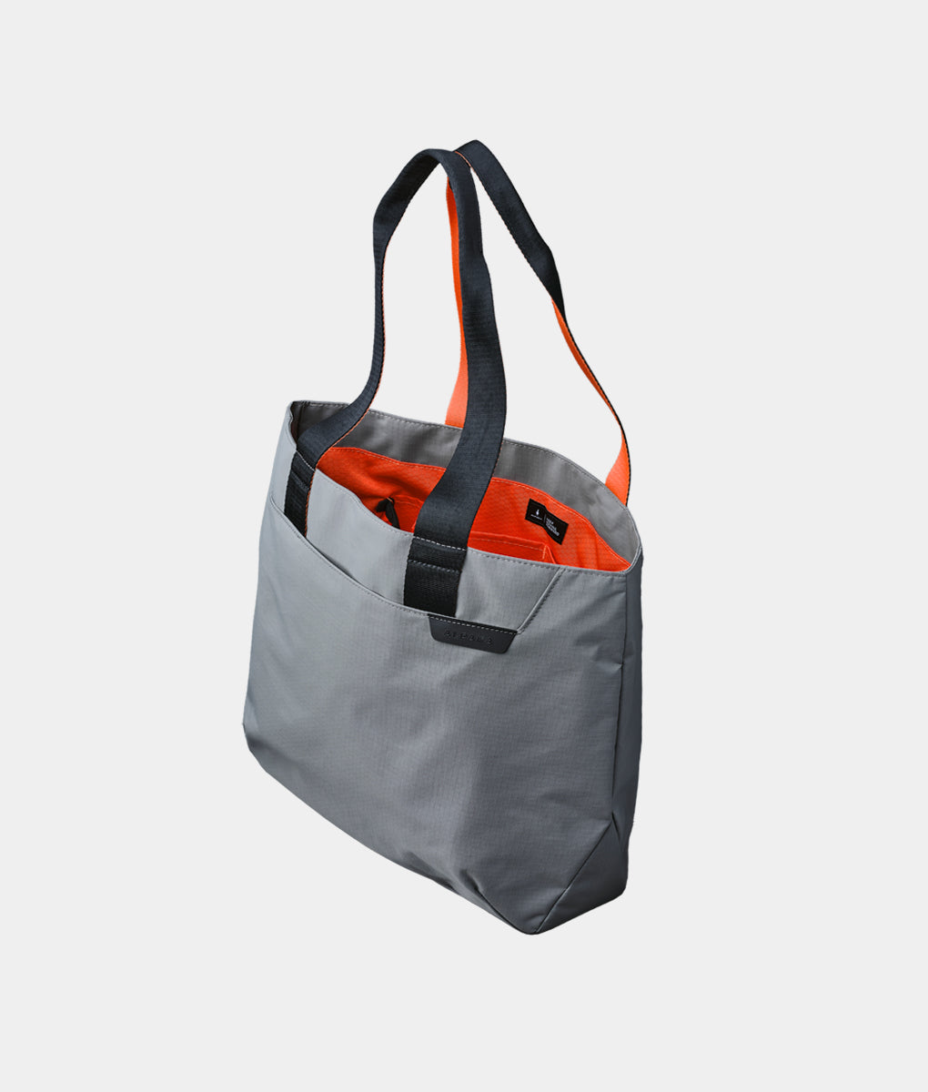 Grey tote outlet bag