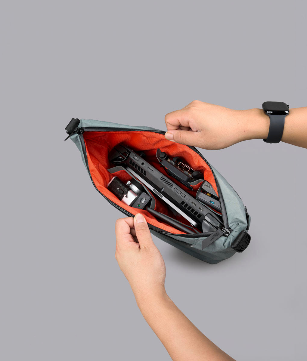 Flow Satchel (4L) - Slate Gray