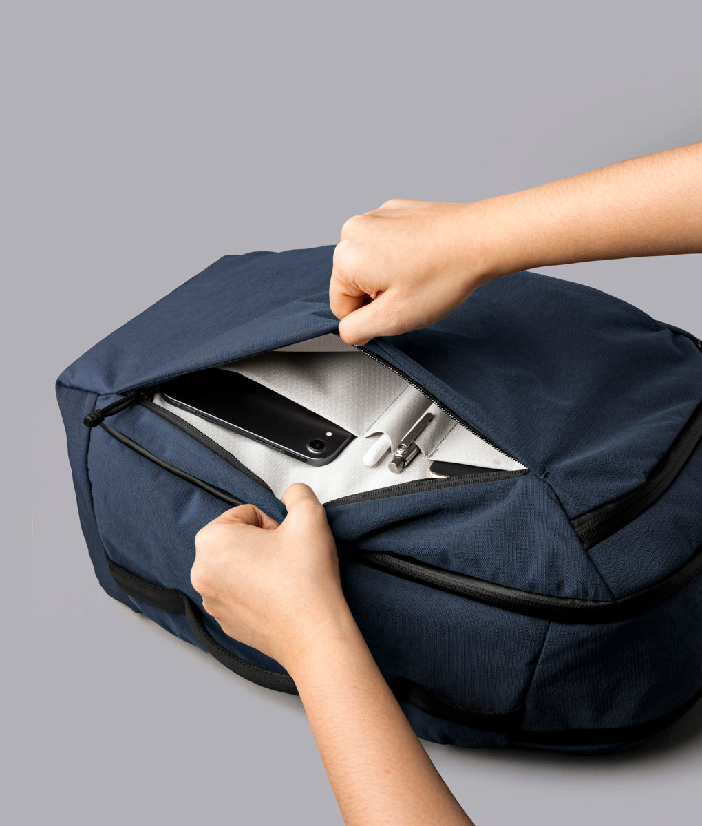 #color_Moonlight Blue | Axoflux 400D Ripstop Nylon