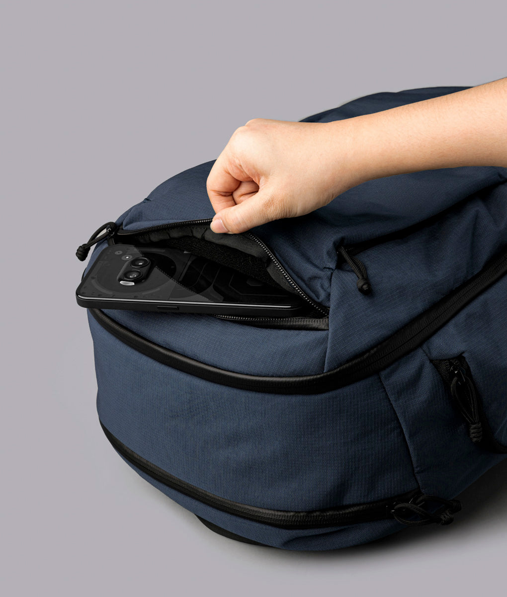 #color_Moonlight Blue | Axoflux 400D Ripstop Nylon