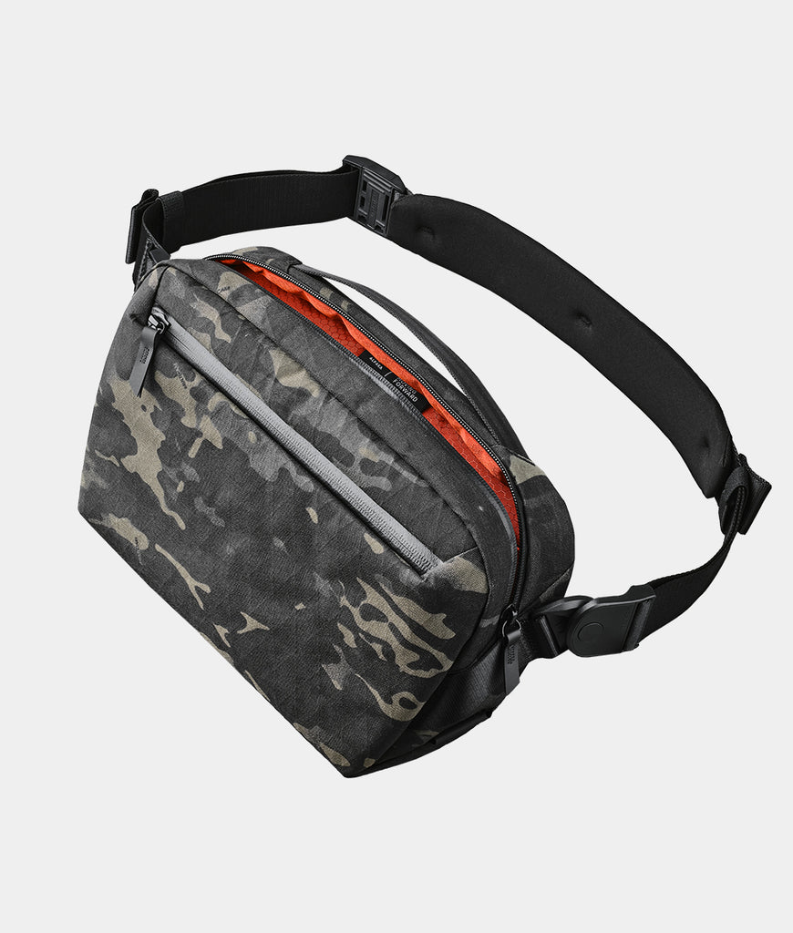 Premium On The Go Black Leopard And Aztec Sling Bag