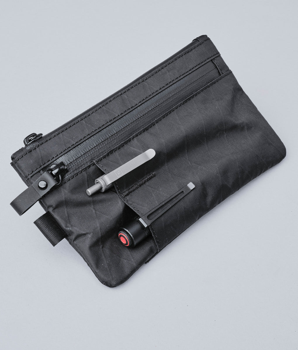 Black hotsell zip clutch