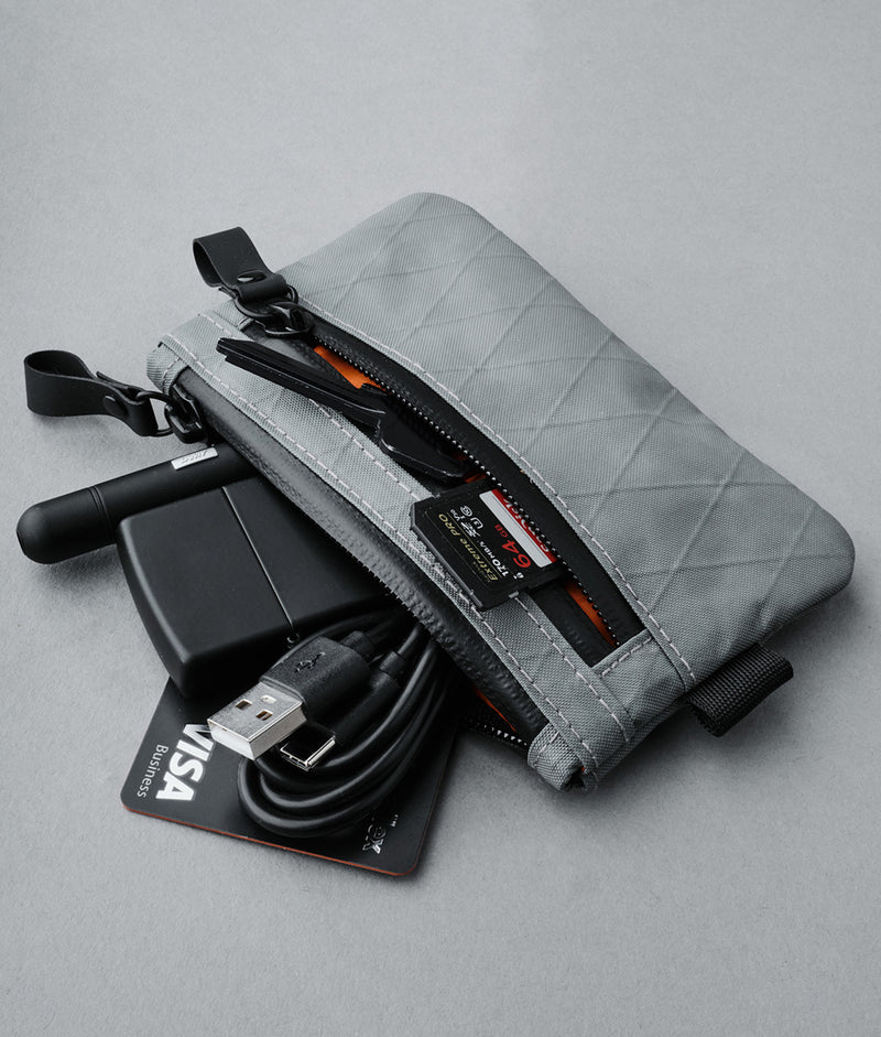Zip Pouch Slate Grey - Limited Edition