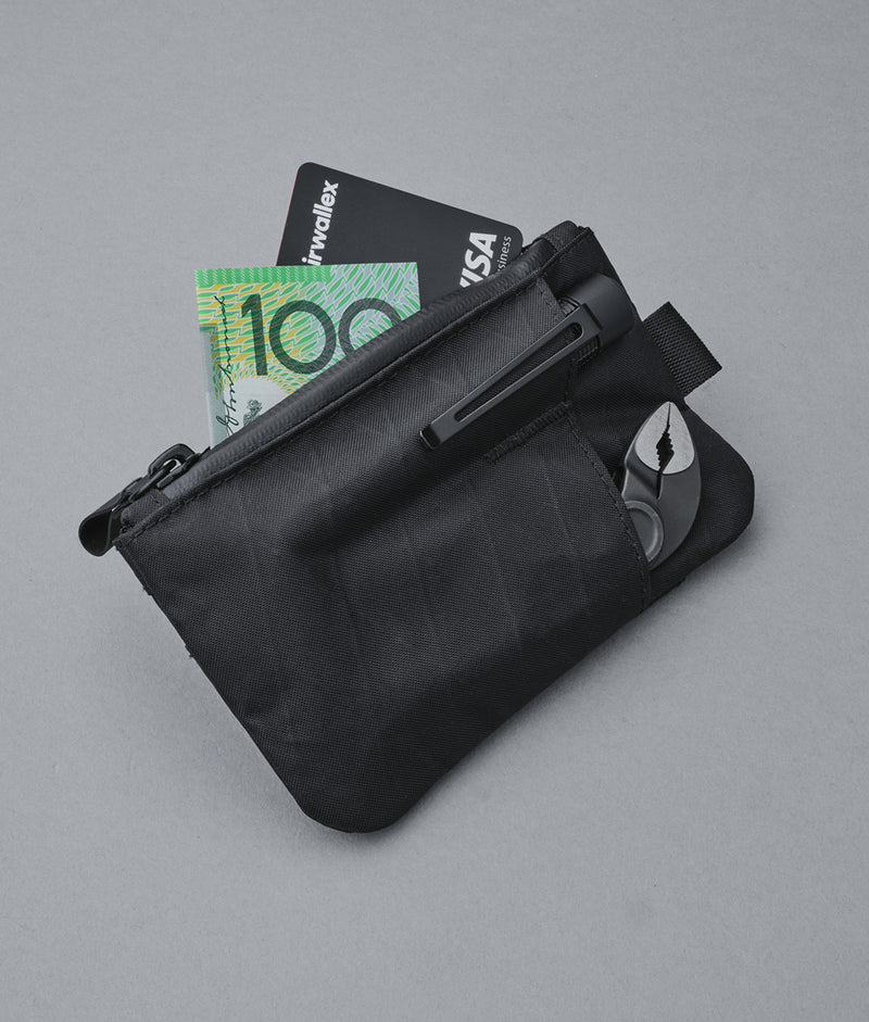 Almost Perfect' Small Zip Wallet, Black